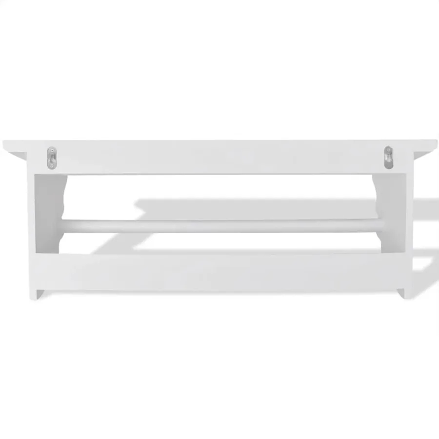 Porte-manteau PFDM blanc style baroque - 4