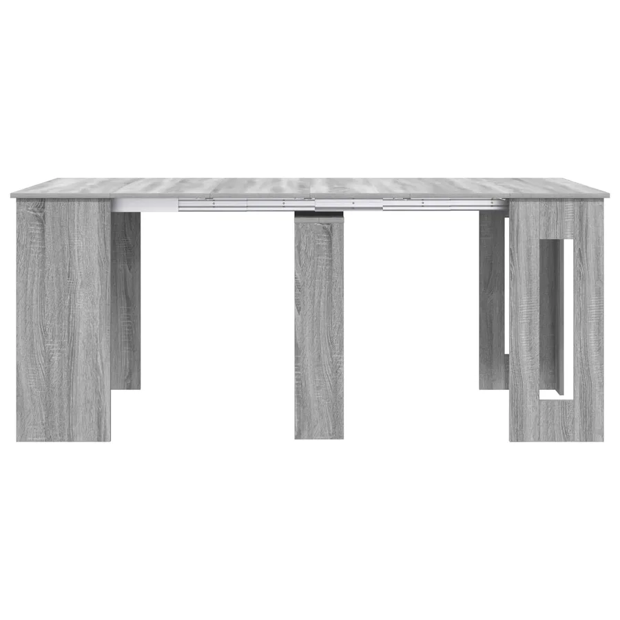 Table à dîner 180 x 85 x 75 cm Bois d'ingénierie Sonoma gris - 6