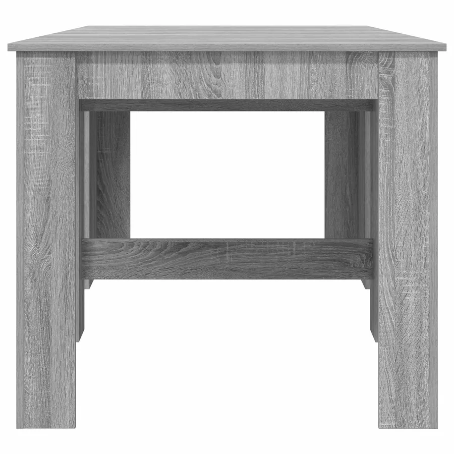 Table à dîner 180 x 85 x 75 cm Bois d'ingénierie Sonoma gris - 7