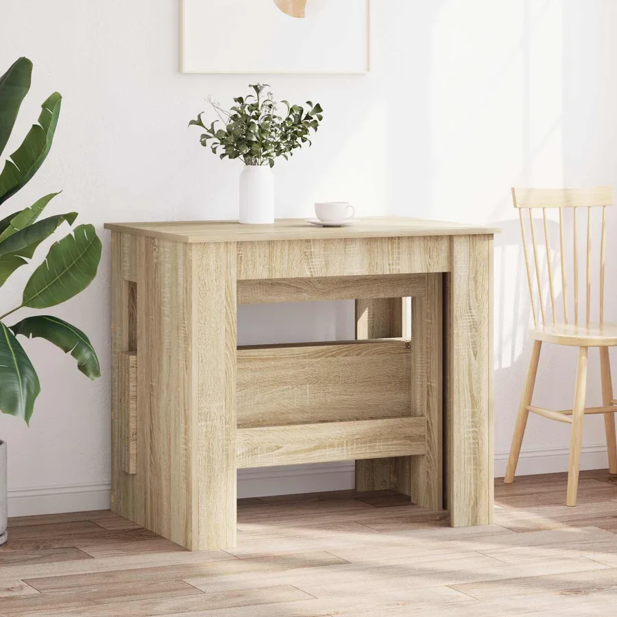 Table à dîner 180 x 85 x 75 cm Bois d'ingénierie Chêne Sonoma - 4