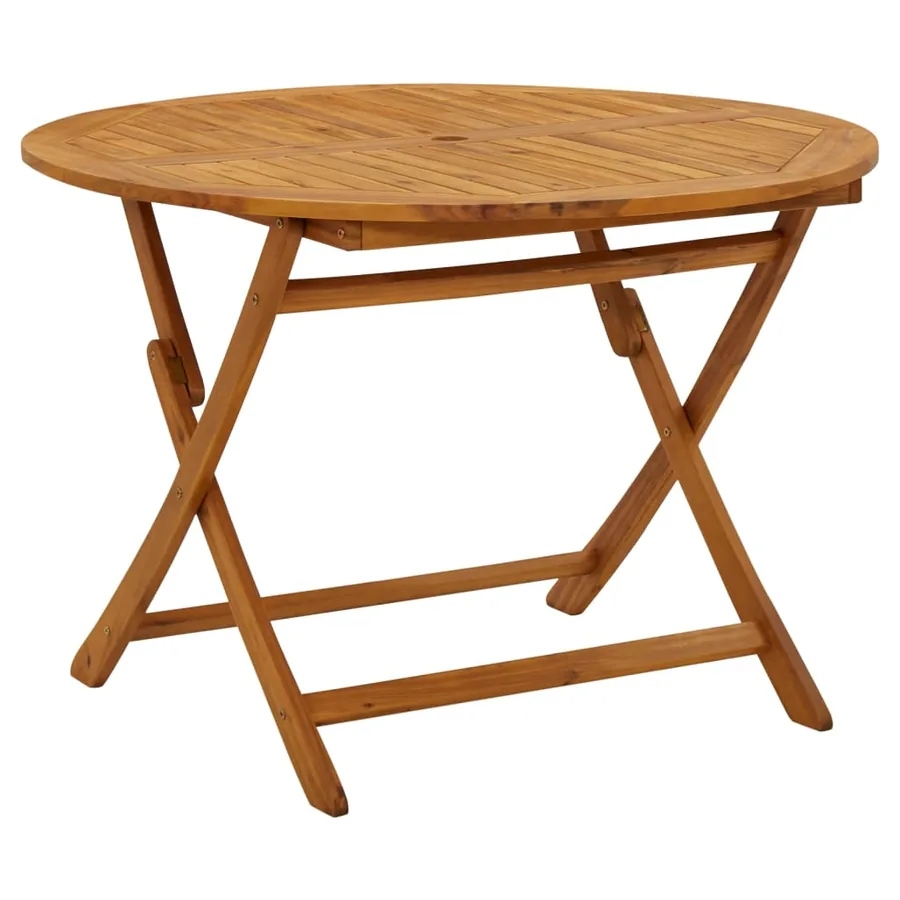 Ensemble à manger de jardin 5 pcs Bois d'acacia solide - 8