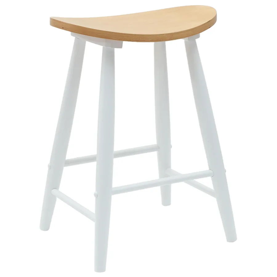 Chaises de salle à manger 2 pcs Blanc 46 x 37 x 63 cm - 4