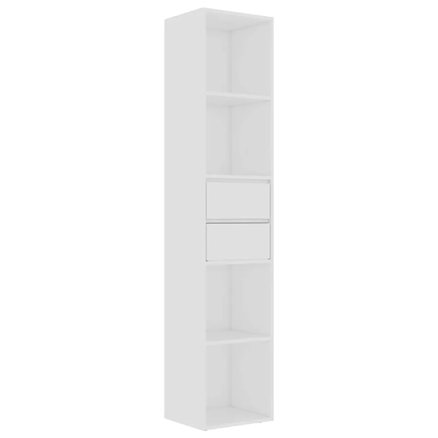 Bibliothèque Blanc 36x30x171 cm Bois d'ingénierie - 2