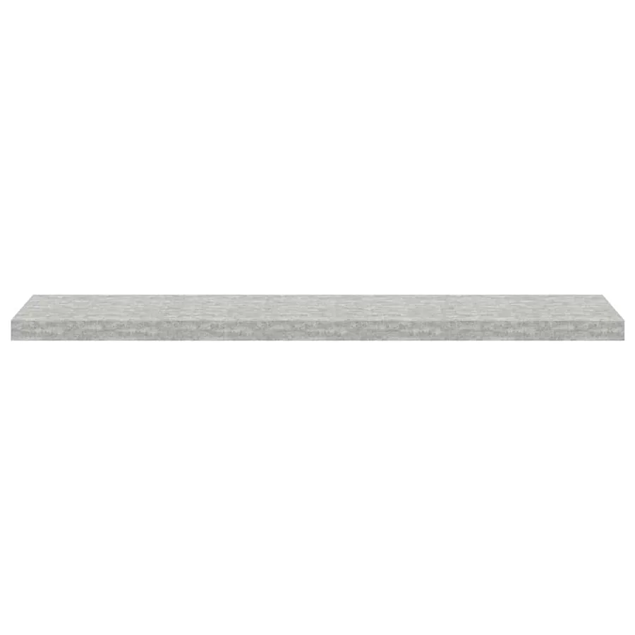 Étagères murales flottantes 2 pcs gris béton 120x23,5x3,8cm MDF - 7