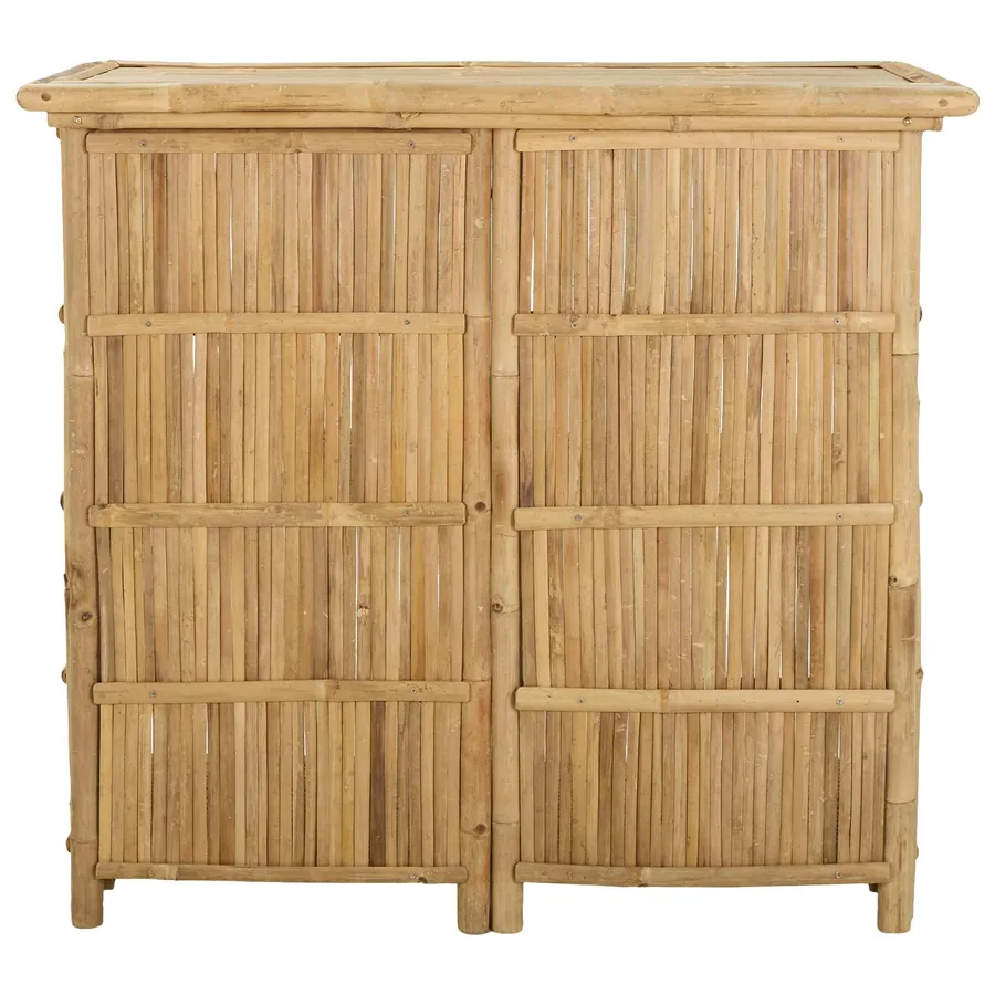 Table de bar extérieure Naturel 115 x 55 x 105 cm Bambou - 3