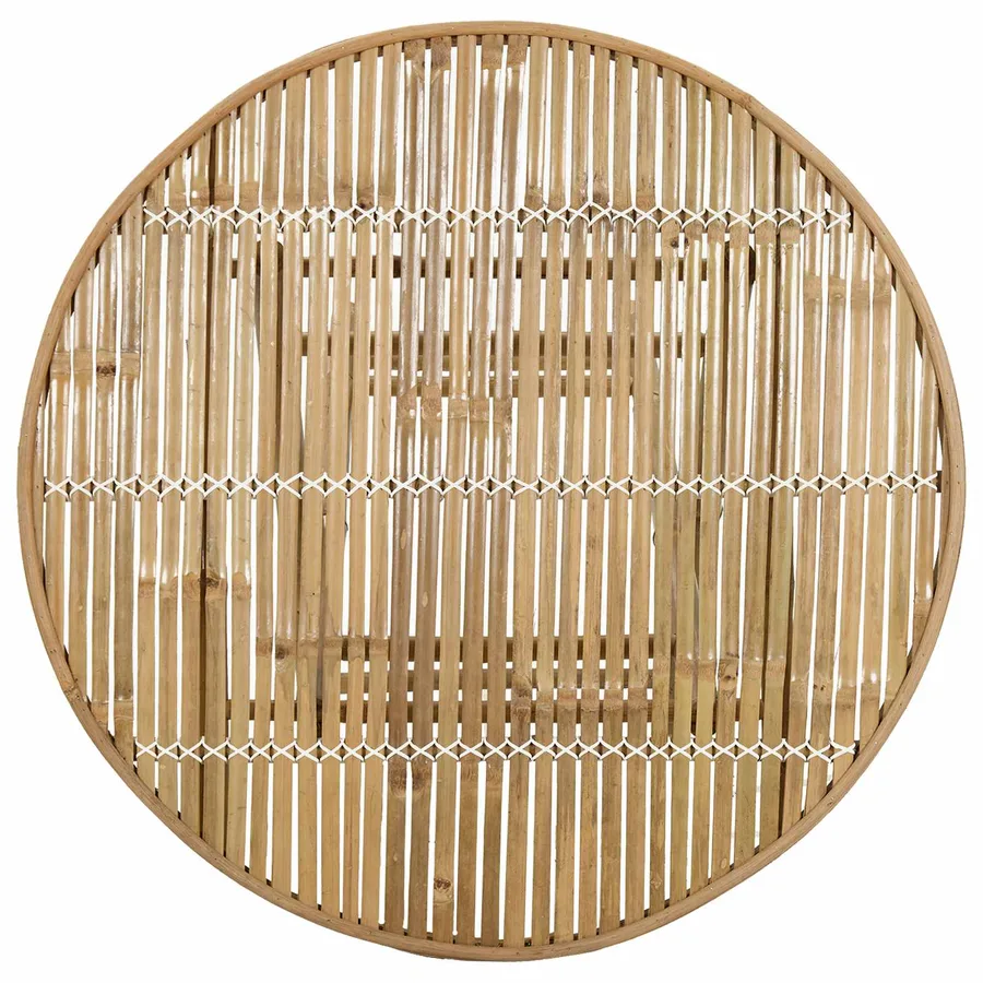 Table de Jardin Naturel 80 x 70 cm Bambou - 6