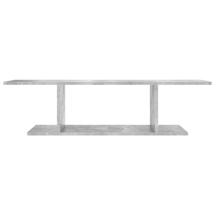 Meuble TV mural Gris béton 103x30x26,5 cm - 4
