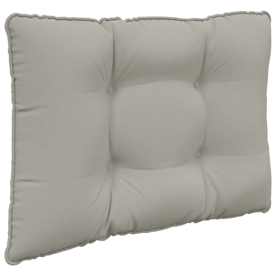 Coussin de canapé d'extérieur Polyester Gris 60 x 50,5 x 8 cm - 5