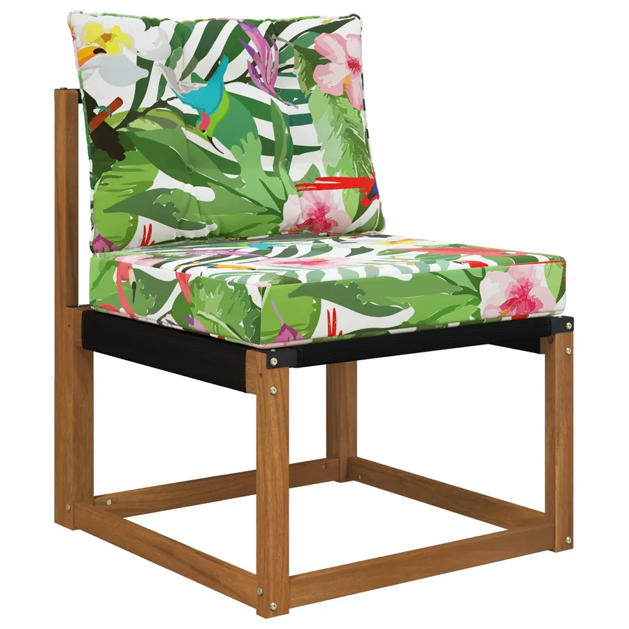 Coussin de canapé d'extérieur Polyester coloré 60 x 50,5 x 8 cm - 3