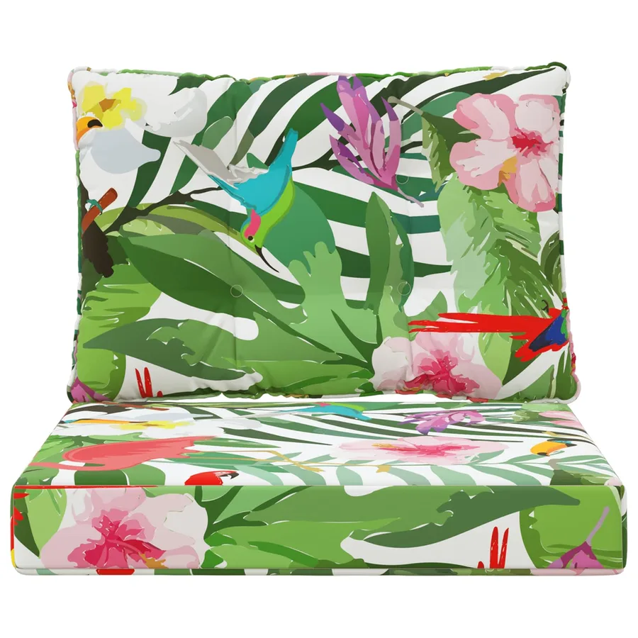 Coussin de canapé d'extérieur Polyester coloré 60 x 50,5 x 8 cm - 6
