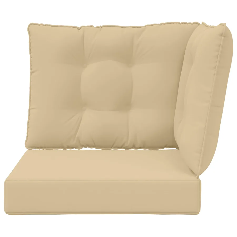 Coussin de canapé d'extérieur Polyester Beige 60 x 40 x 10 cm - 6