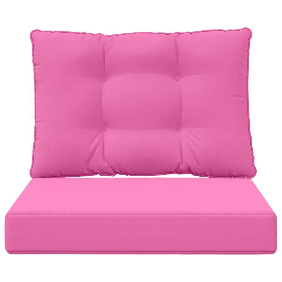 Coussin de canapé d'extérieur Polyester Rose 60 x 50,5 x 8 cm - 6