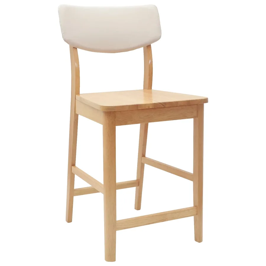 Chaises de salle à manger 2 pcs Naturel 48 x 49 x 95 cm - 4