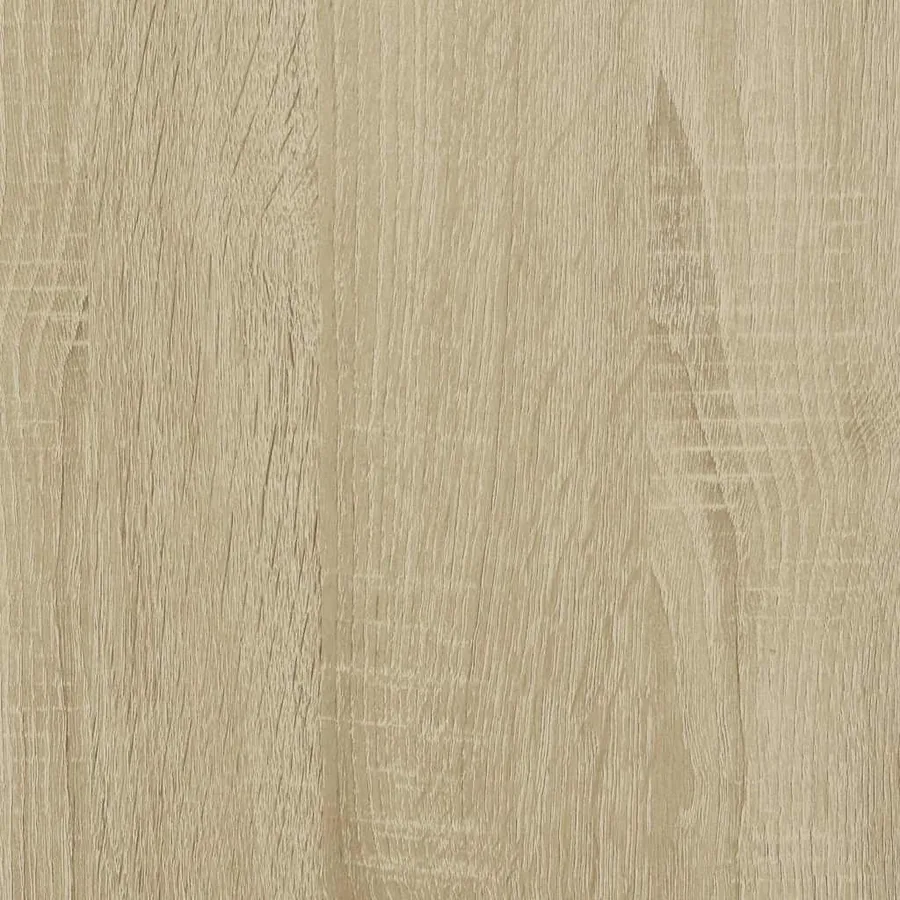 Table basse chêne sonoma 60x60x31,5 cm bois d'ingénierie - 8