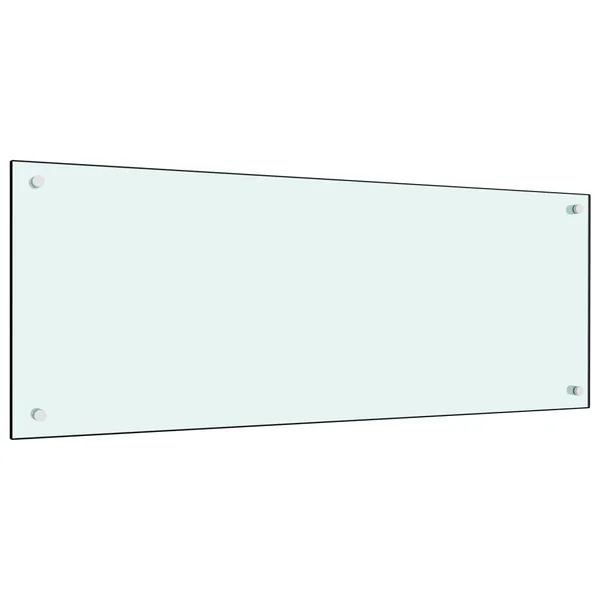 Dosseret de cuisine couleur Lait 100x40 cm Verre trempé