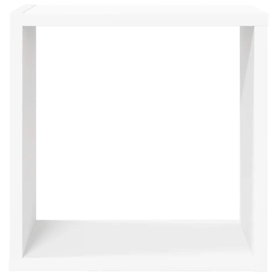 Étagères cube murales 4 pcs blanc 30x15x30 cm - 6