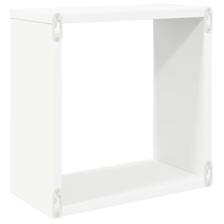 Étagères cube murales 4 pcs blanc 30x15x30 cm - 8
