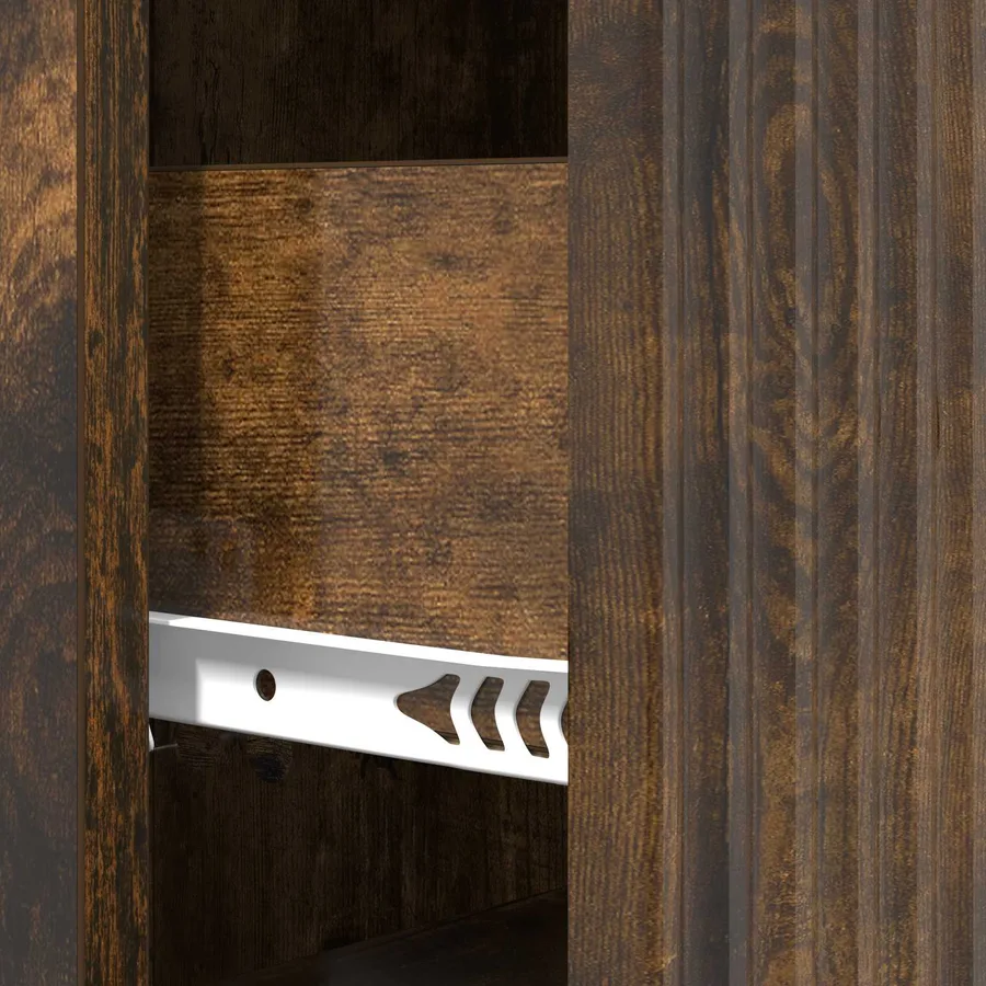 Armoire à tiroirs Chêne fumé 33 x 34,5 x 87 cm - 10