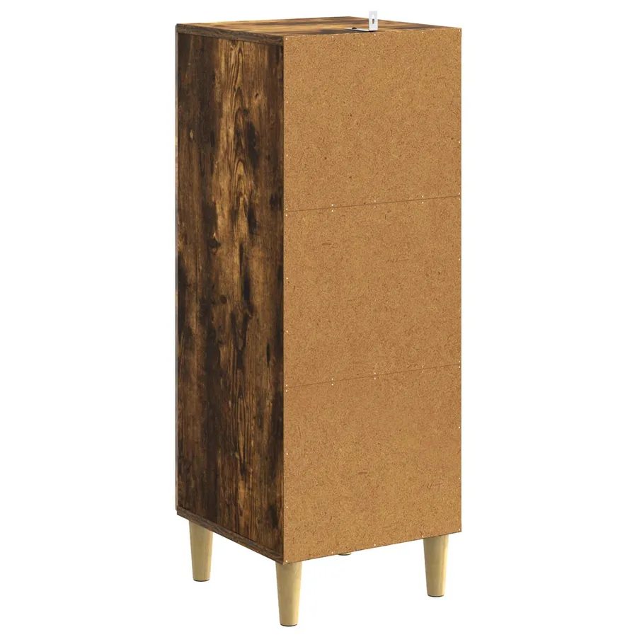 Armoire à tiroirs Chêne fumé 33 x 34,5 x 90 cm - 7