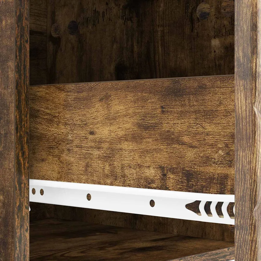 Armoire à tiroirs Chêne fumé 33 x 34,5 x 90 cm - 9