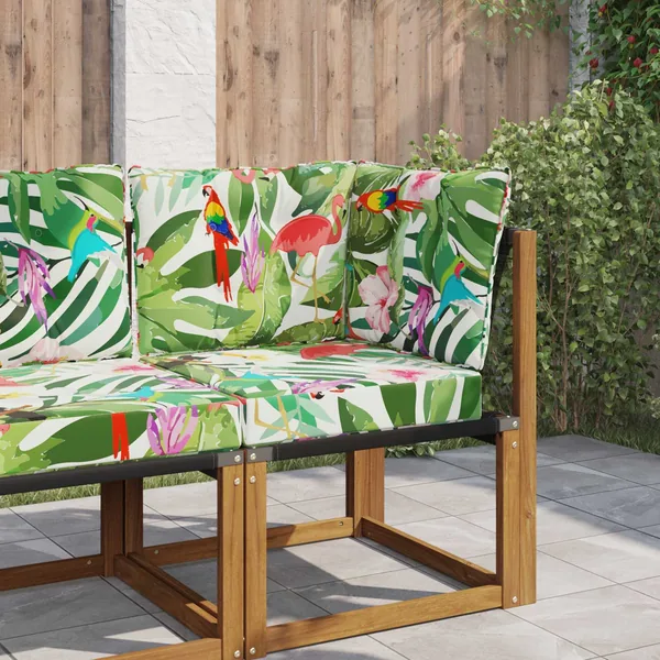 Coussin de canapé d'extérieur Polyester coloré 60 x 40 x 10 cm