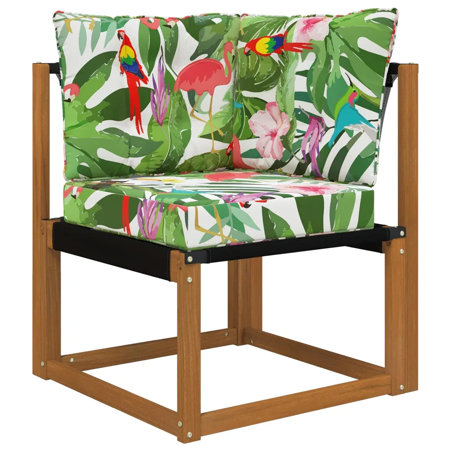 Coussin de canapé d'extérieur Polyester coloré 60 x 40 x 10 cm - 3