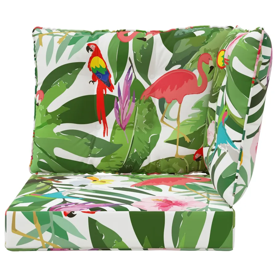 Coussin de canapé d'extérieur Polyester coloré 60 x 40 x 10 cm - 6
