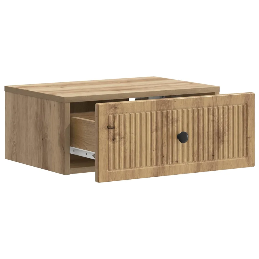 Cabinet de chevet 2 pc Chêne artisanal 49 x 34,5 x 20 cm - 6