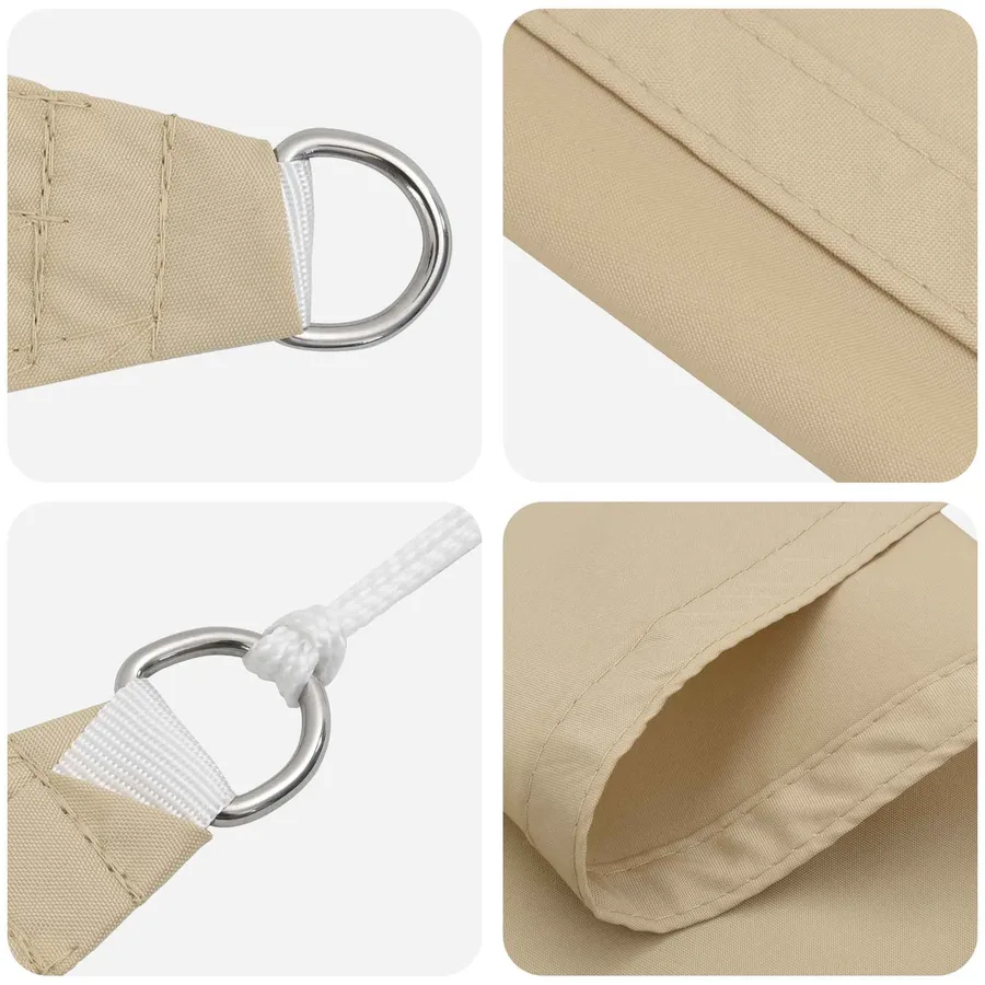 Voile d'ombre 6 x 2 m Oxford enduit de PU - 4
