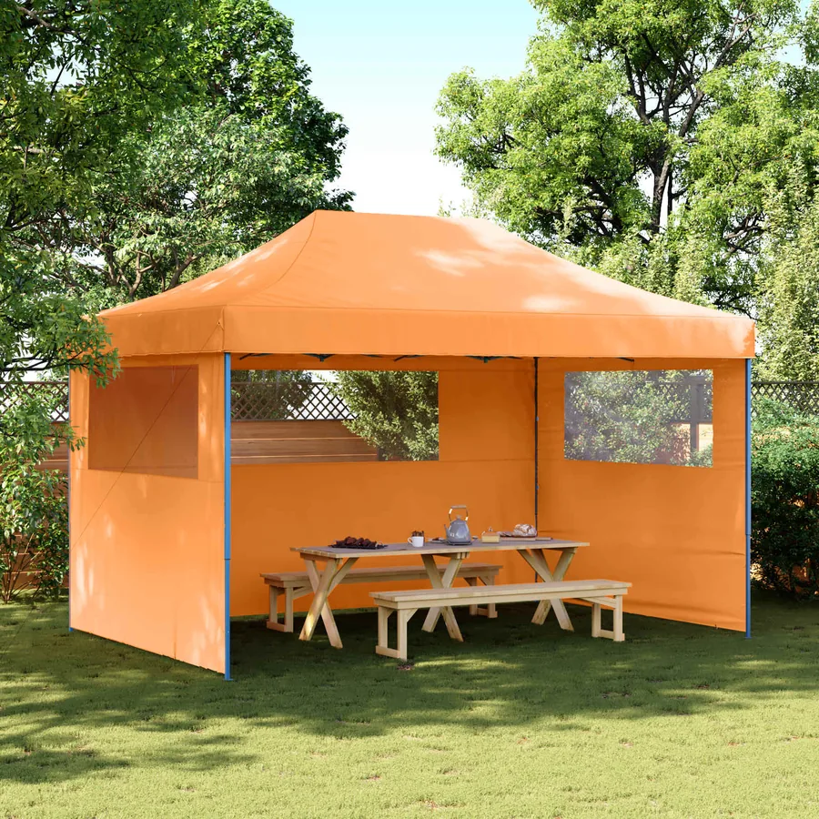 Tente de fête Orange 292 x 440 x 315 cm Tissu Oxford