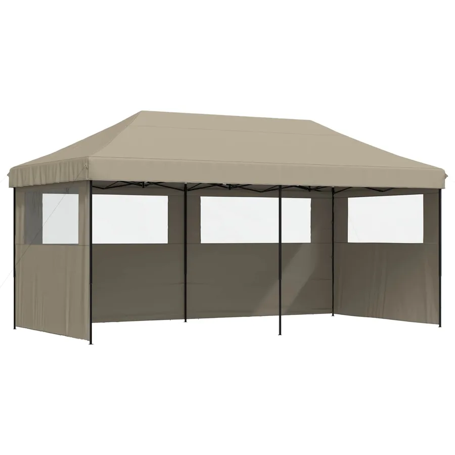 Tente de fête Taupe 292 x 580 x 315 cm Tissu Oxford - 2