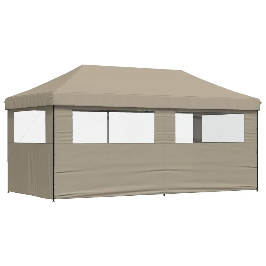Tente de fête Taupe 292 x 580 x 315 cm Tissu Oxford - 6