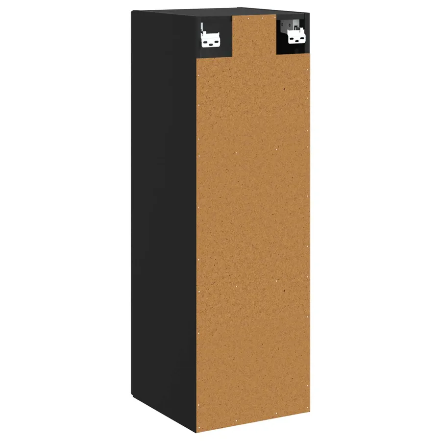 Cabinet de Salle de Bain Mural Noir 33 x 34,5 x 60 cm - 5