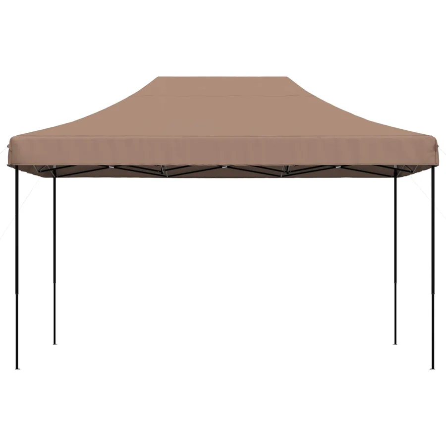 Tente de fête Marron 292 x 440 x 315 cm Tissu Oxford - 3