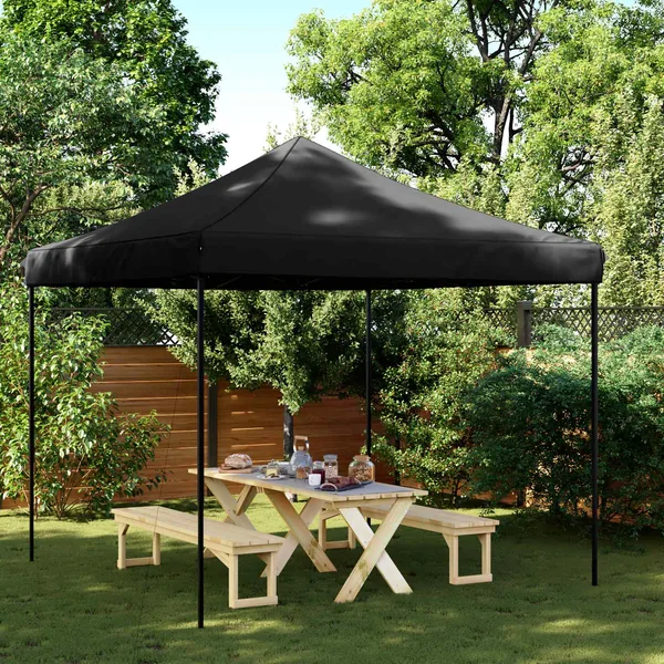 Tente de fête Noir 292 x 292 x 315 cm Tissu Oxford