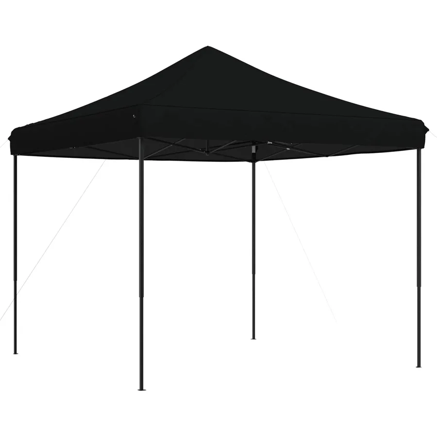 Tente de fête Noir 292 x 292 x 315 cm Tissu Oxford - 2