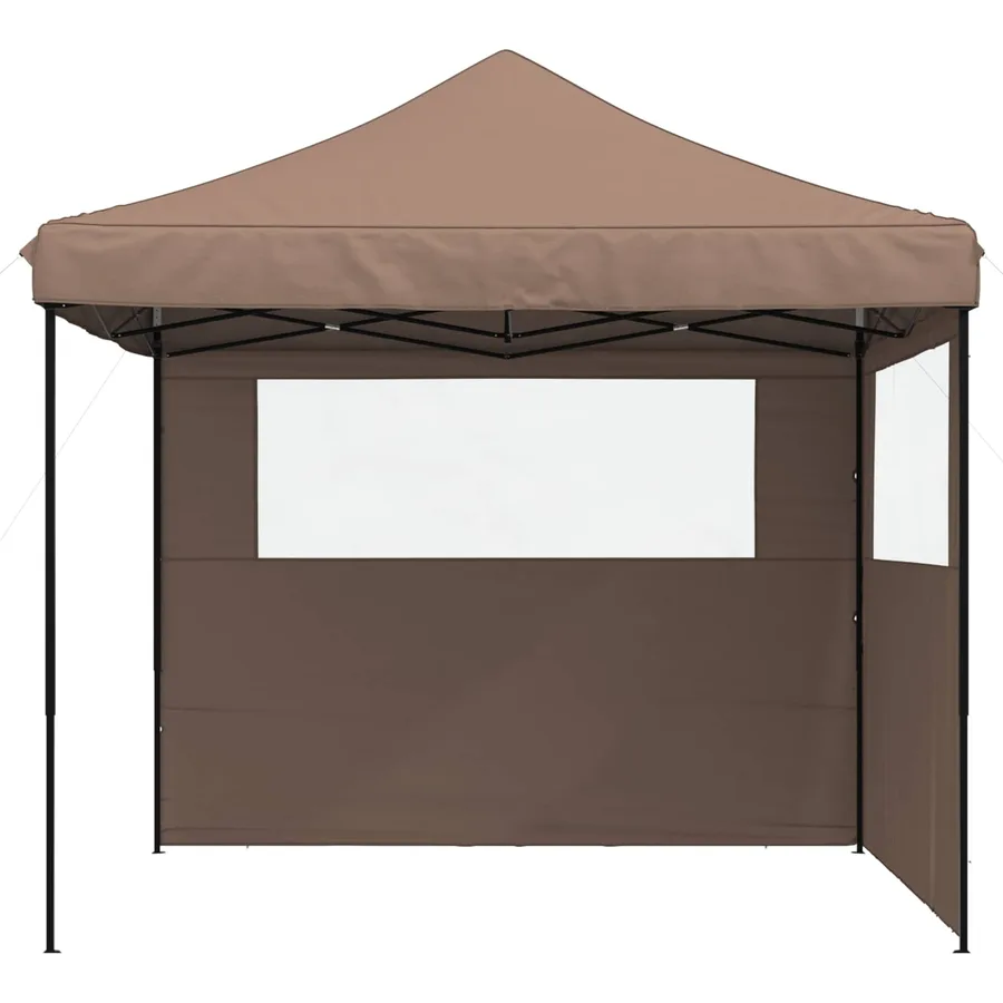 Tente de fête Marron 292 x 292 x 315 cm Tissu Oxford - 3