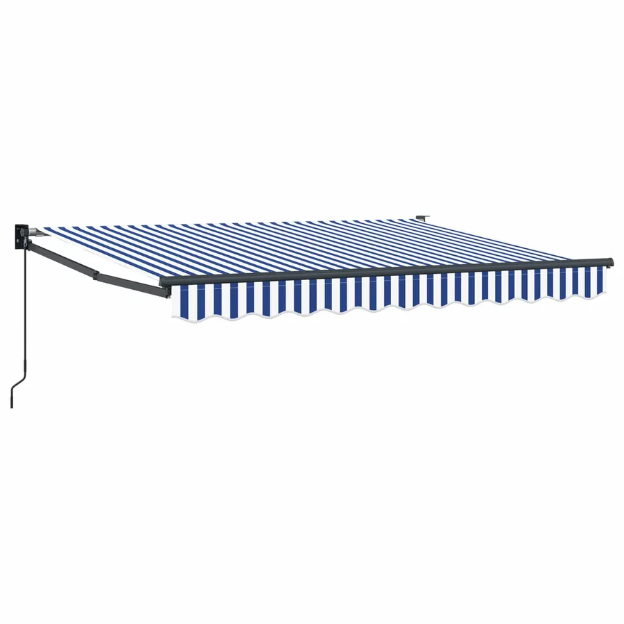 Auvent rétractable Bleu et Blanc 3 x 2 m - 2
