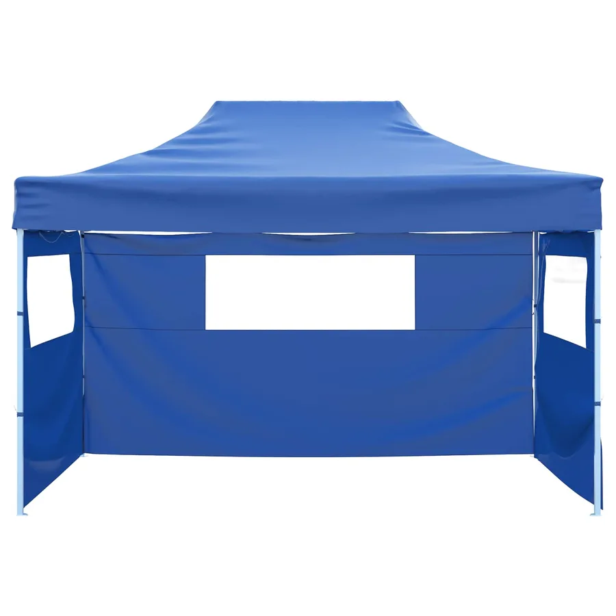 Tente de fête Bleu 280 x 410 x 315 cm Tissu Oxford - 2