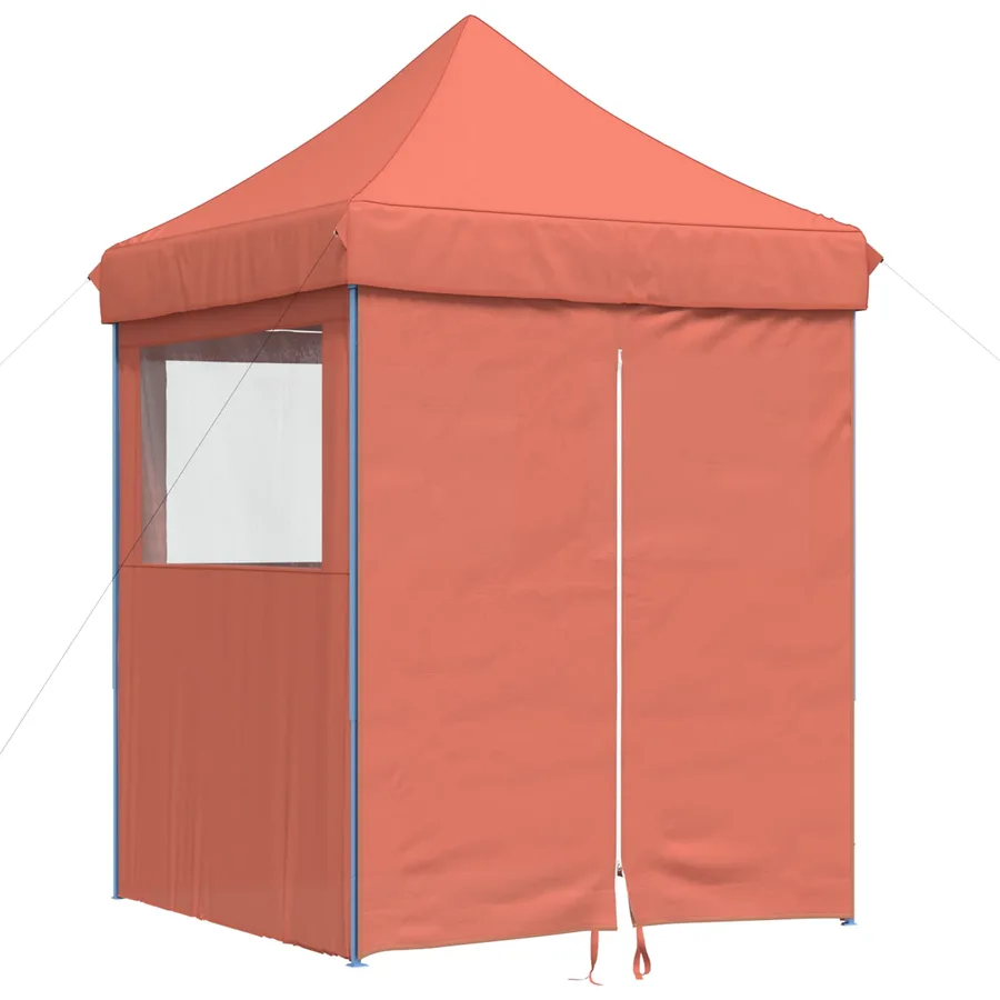 Tente de fête Terre cuite 200 x 200 x 306 cm Tissu Oxford - 2