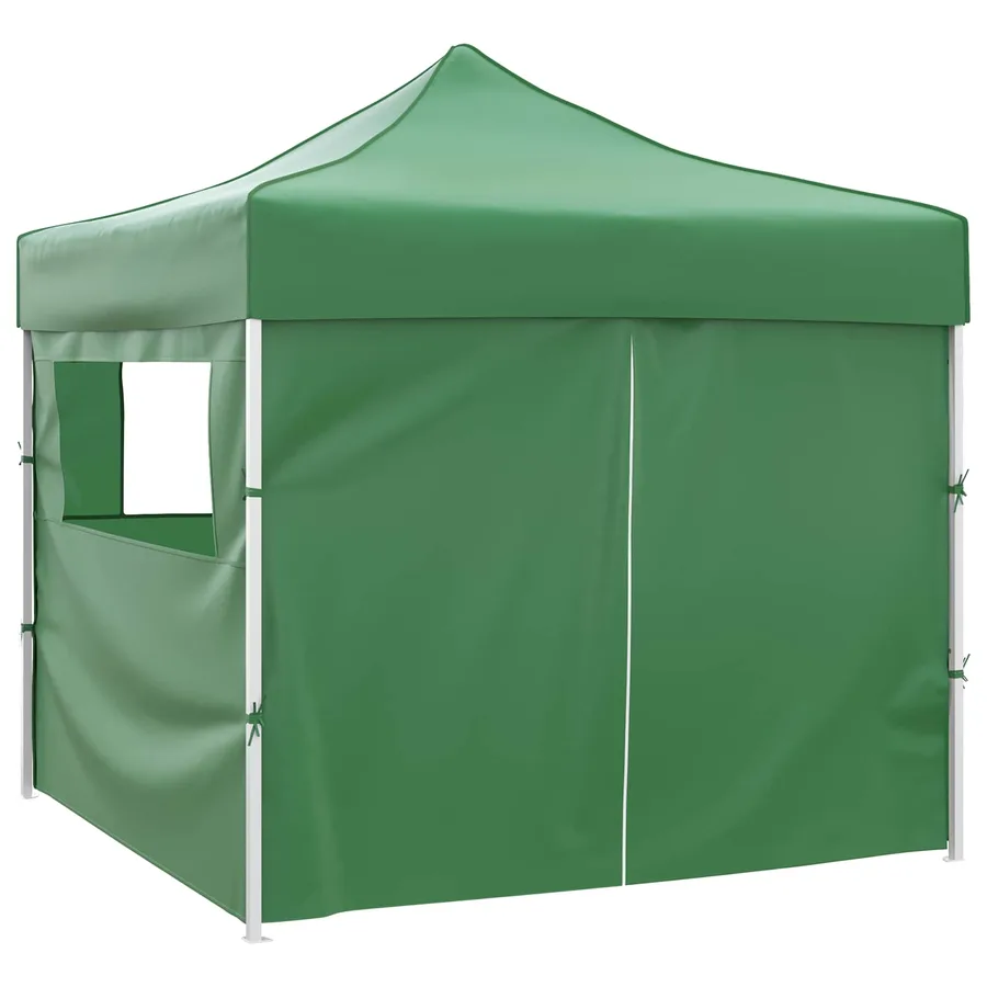Tente de fête Vert 291 x 291 x 315 cm Tissu Oxford - 2