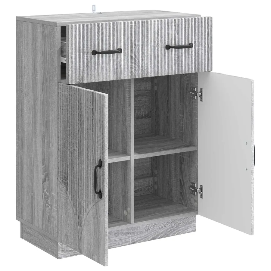 Buffet Sonoma gris 66 x 34,5 x 87 cm Bois d'ingénierie - 5