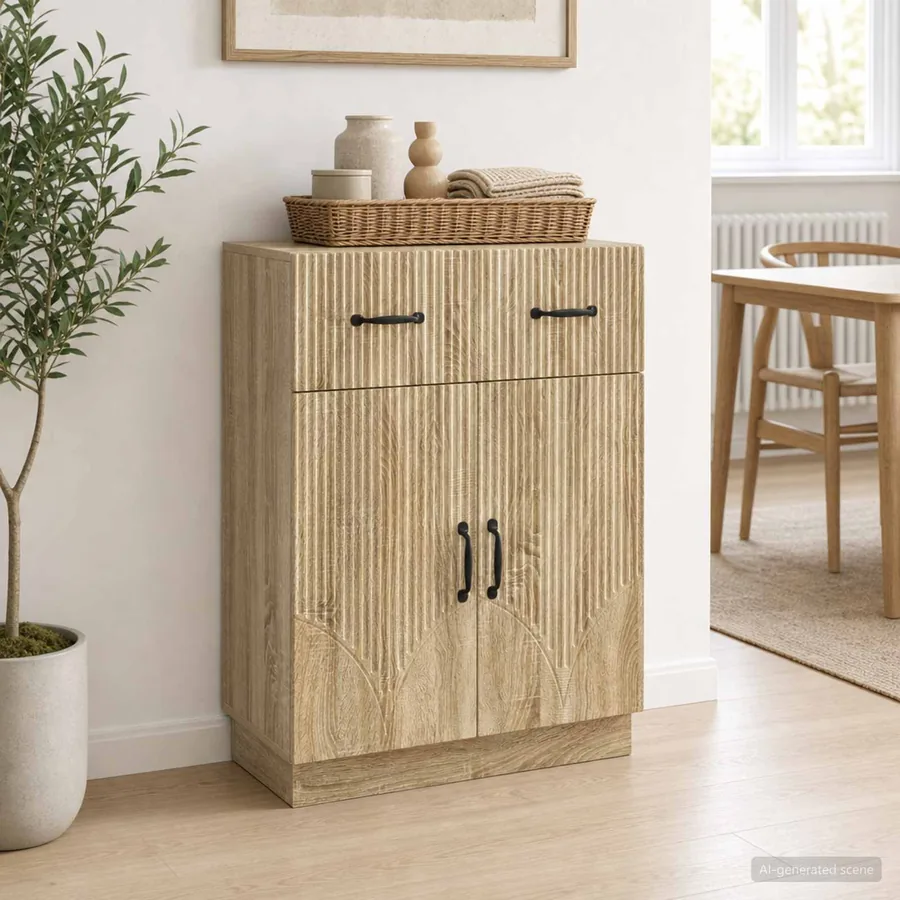 Buffet Chêne Sonoma 66 x 34,5 x 87 cm Bois d'ingénierie
