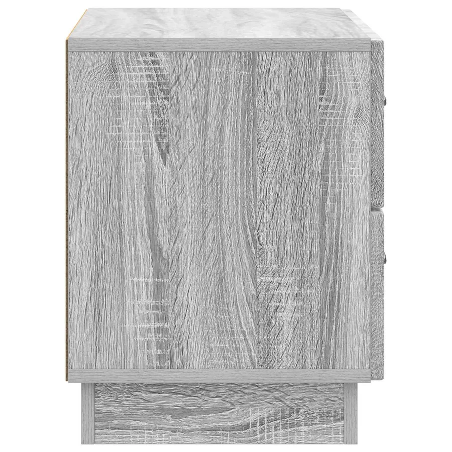 Cabinet de chevet avec tiroir Sonoma gris 62 x 34,5 x 44,5 cm - 6