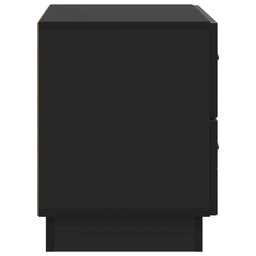 Cabinet de chevet Noir 62 x 34,5 x 44,5 cm Bois d'ingénierie - 6