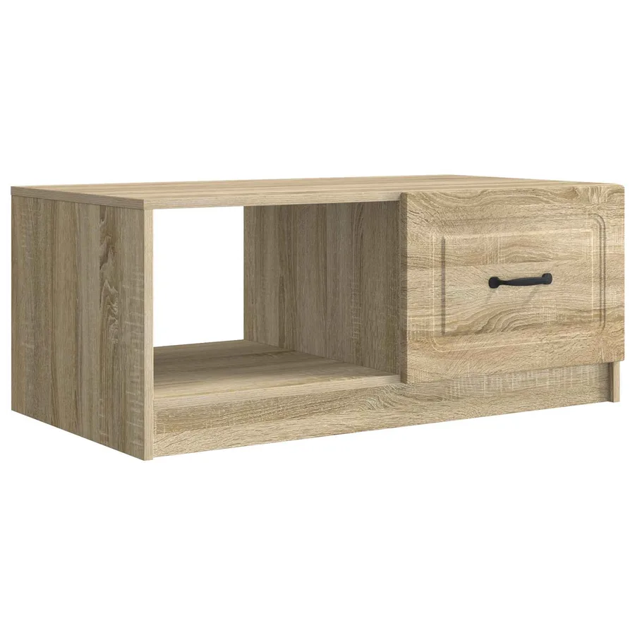 Table basse Chêne Sonoma 90 x 50 x 37 cm Bois d'ingénierie - 2
