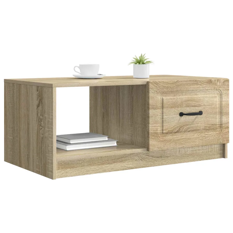 Table basse Chêne Sonoma 90 x 50 x 37 cm Bois d'ingénierie - 3