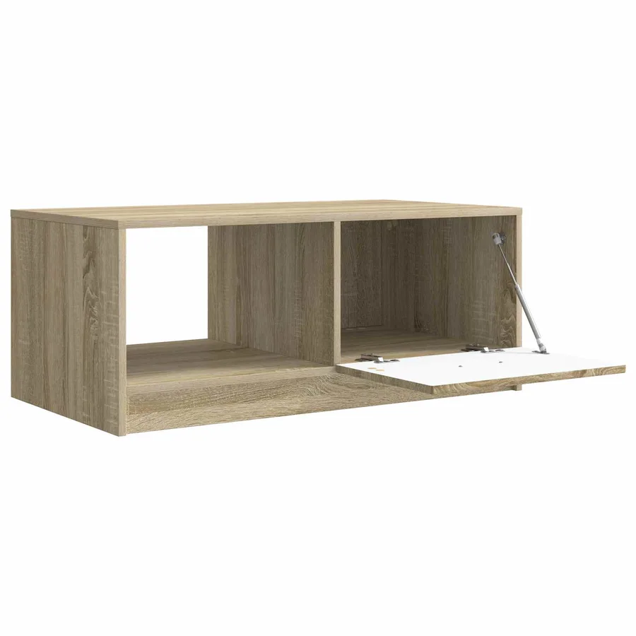 Table basse Chêne Sonoma 90 x 50 x 37 cm Bois d'ingénierie - 4