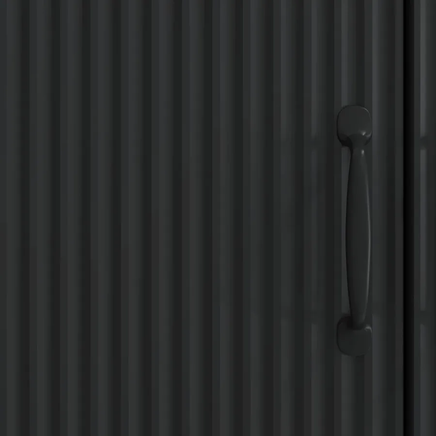 Buffet Noir 66 x 34,5 x 87 cm Bois d'ingénierie - 10
