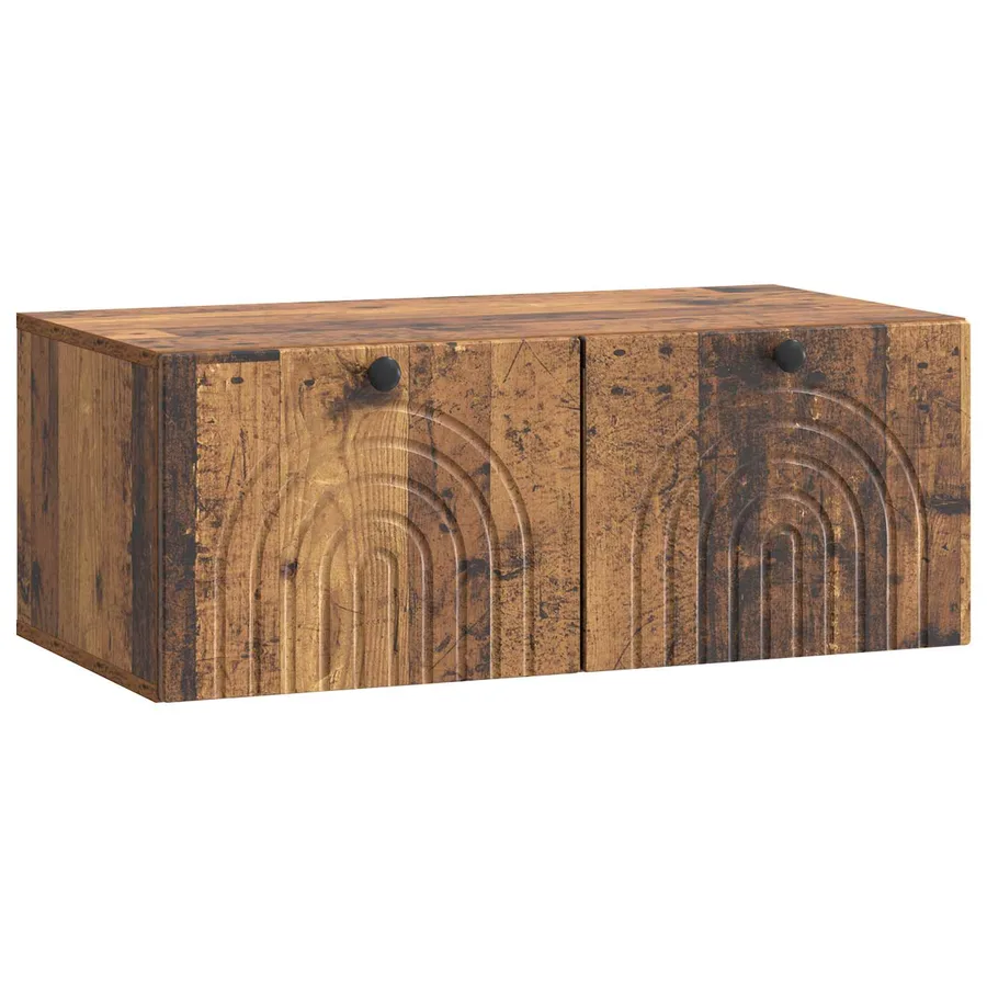 Meuble TV mural Bois ancien 78,5 x 41 x 30 cm Bois d'ingénierie - 2